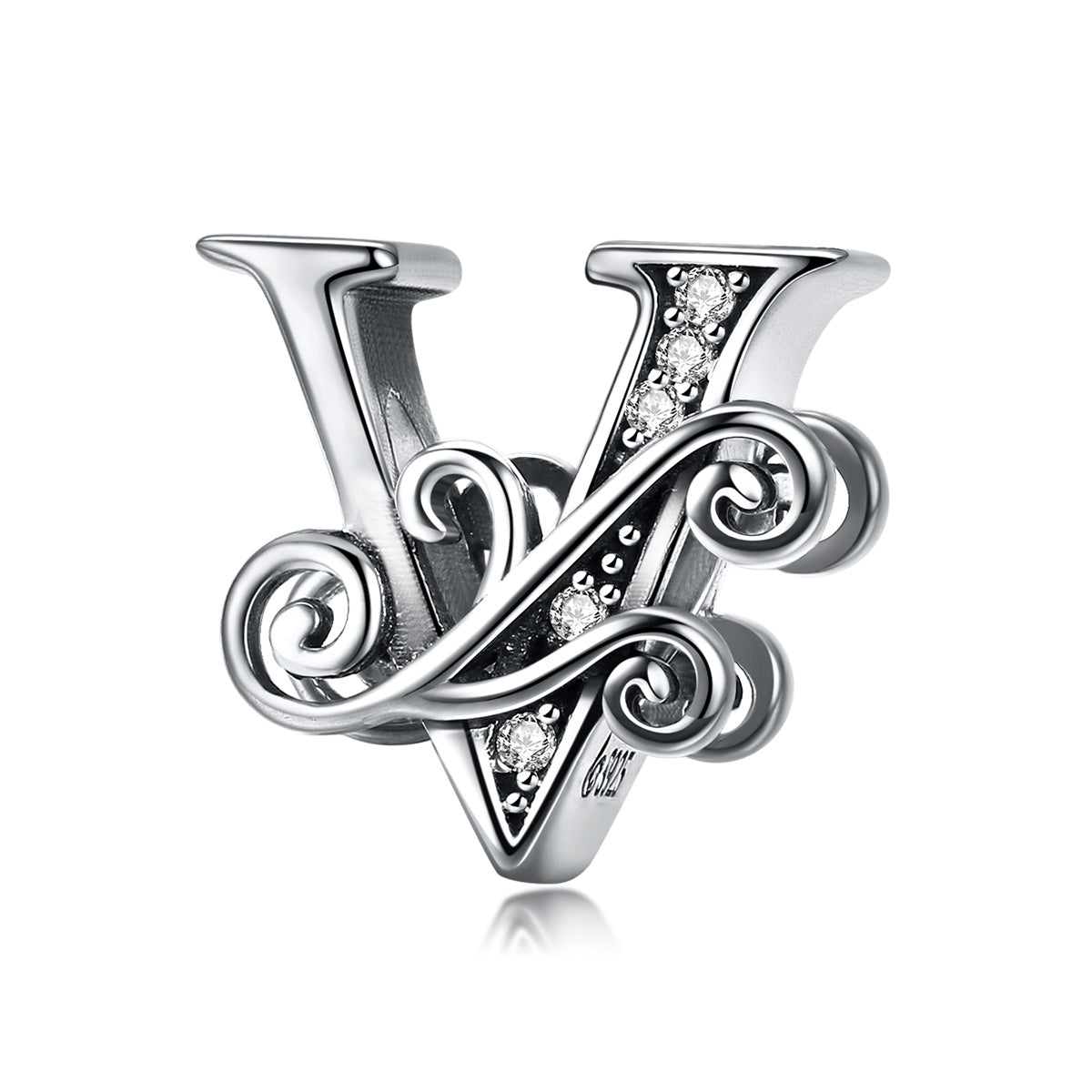 Charm "Iniziale V" 🦋