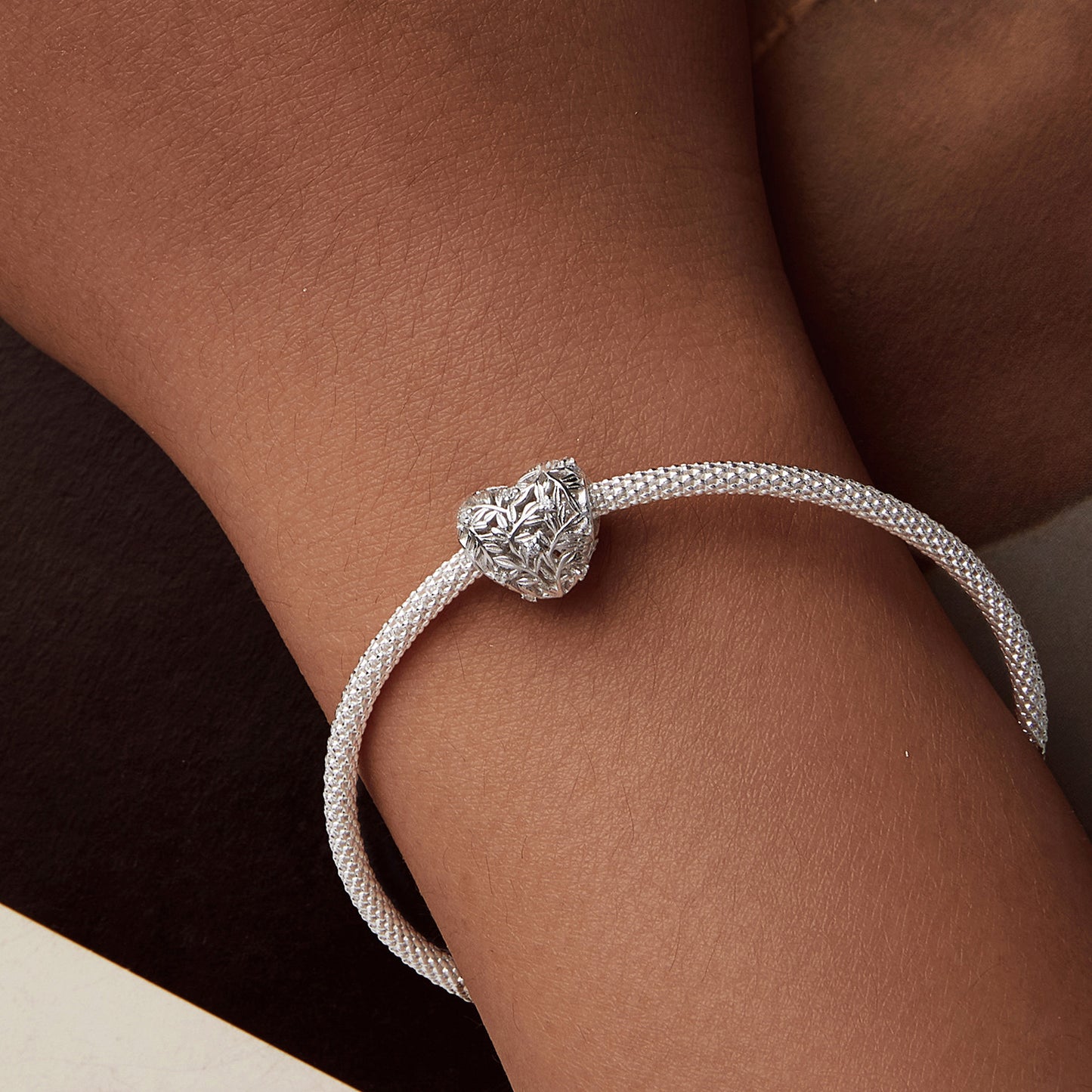 Charm "Cuore Erbaceo" 🌿💎