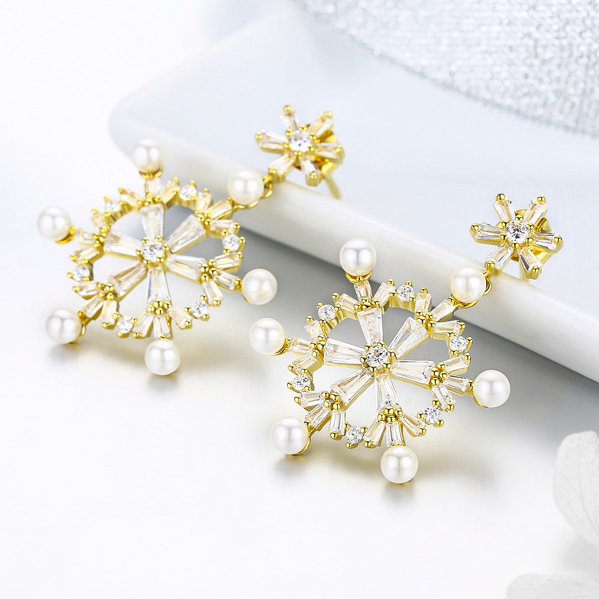Orecchini "Fiocco di Luce" ❄️