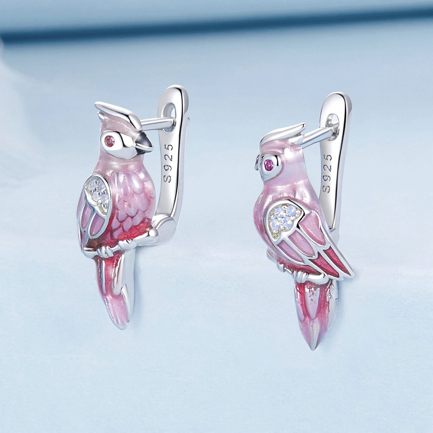 Orecchini "Pappagallo Rosa" 🦜