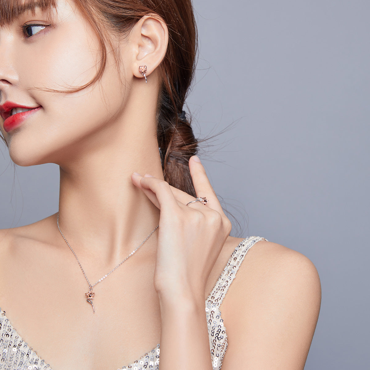 Collana "Rosa Incantata" 🌹