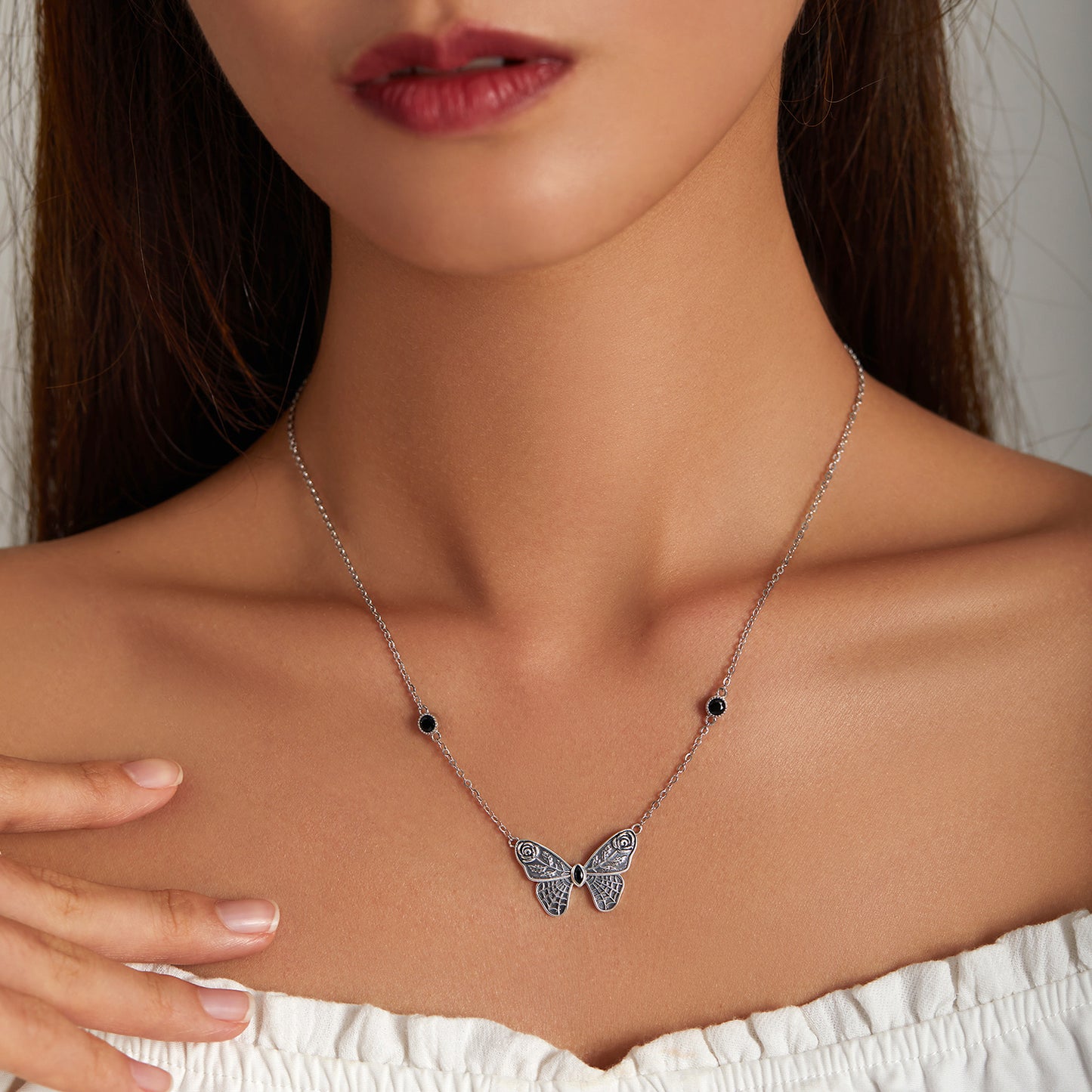 Collana "Farfalla Gotica" 🦋🌑