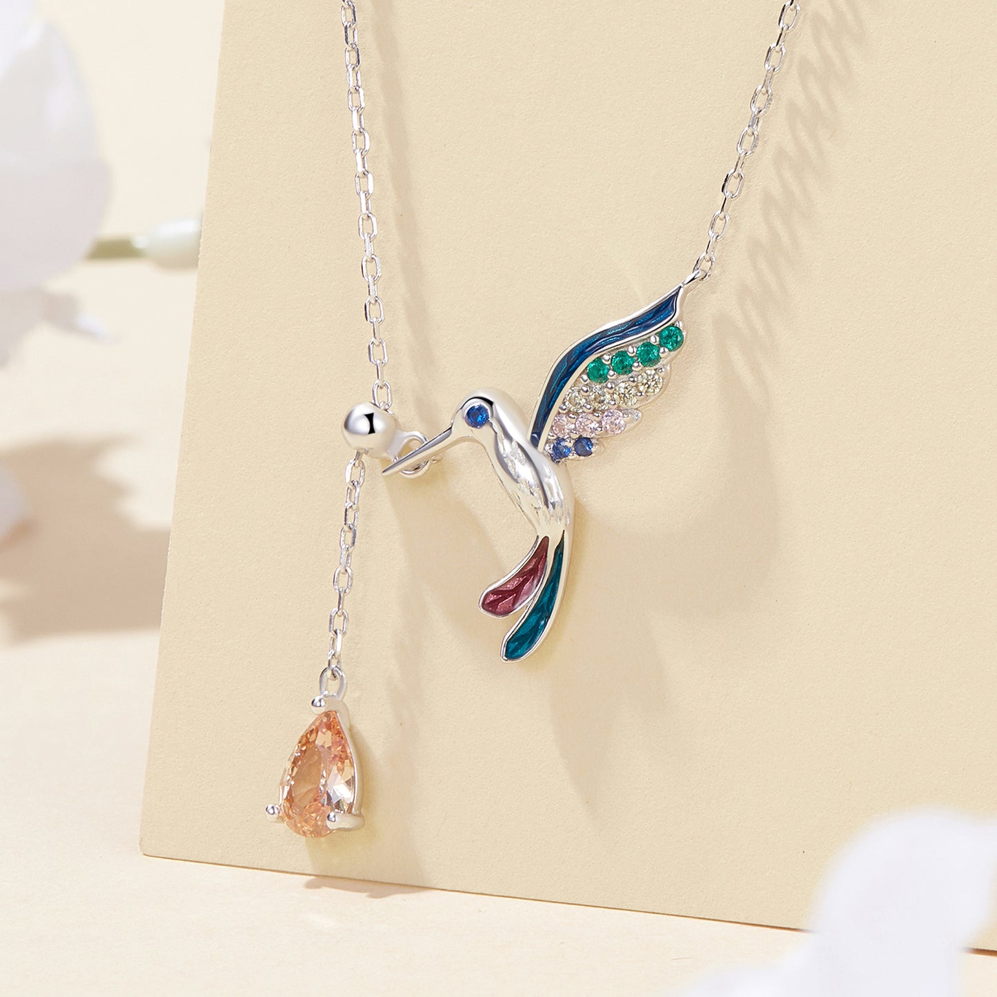 Collana "Colibrì dei Desideri" 🌈