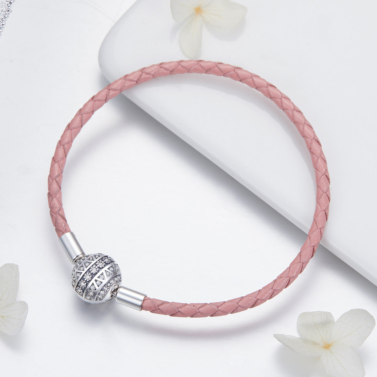 Bracciale "Sfera rosa" 💖