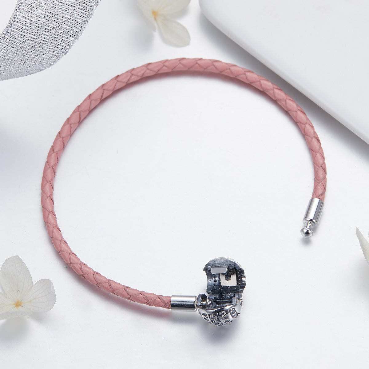 Bracciale "Sfera rosa" 💖