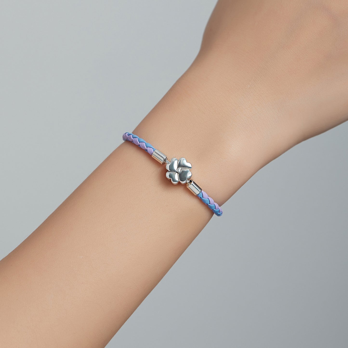 Bracciale "Portafortuna Pastello" 🍀💜