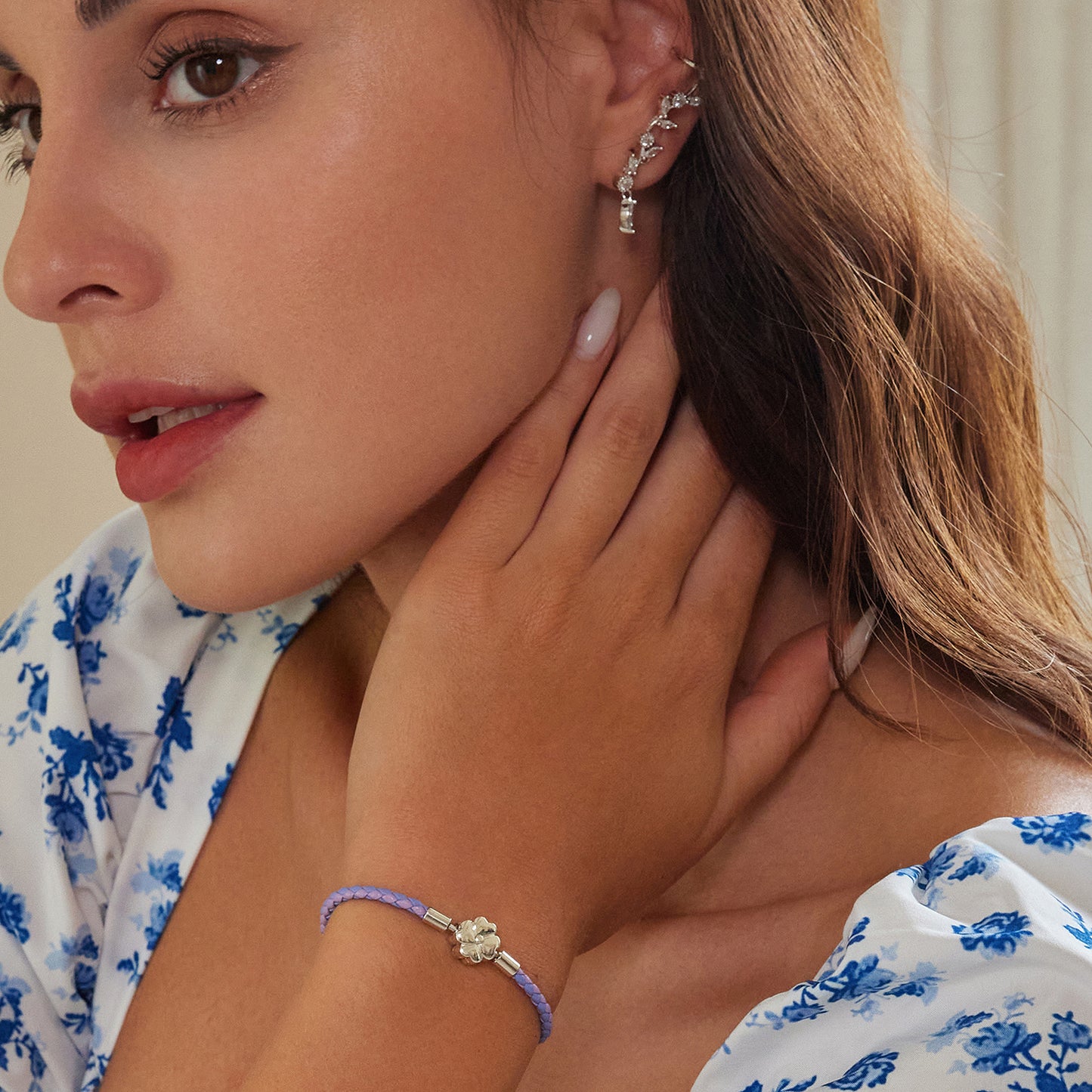 Bracciale "Portafortuna Pastello" 🍀💜