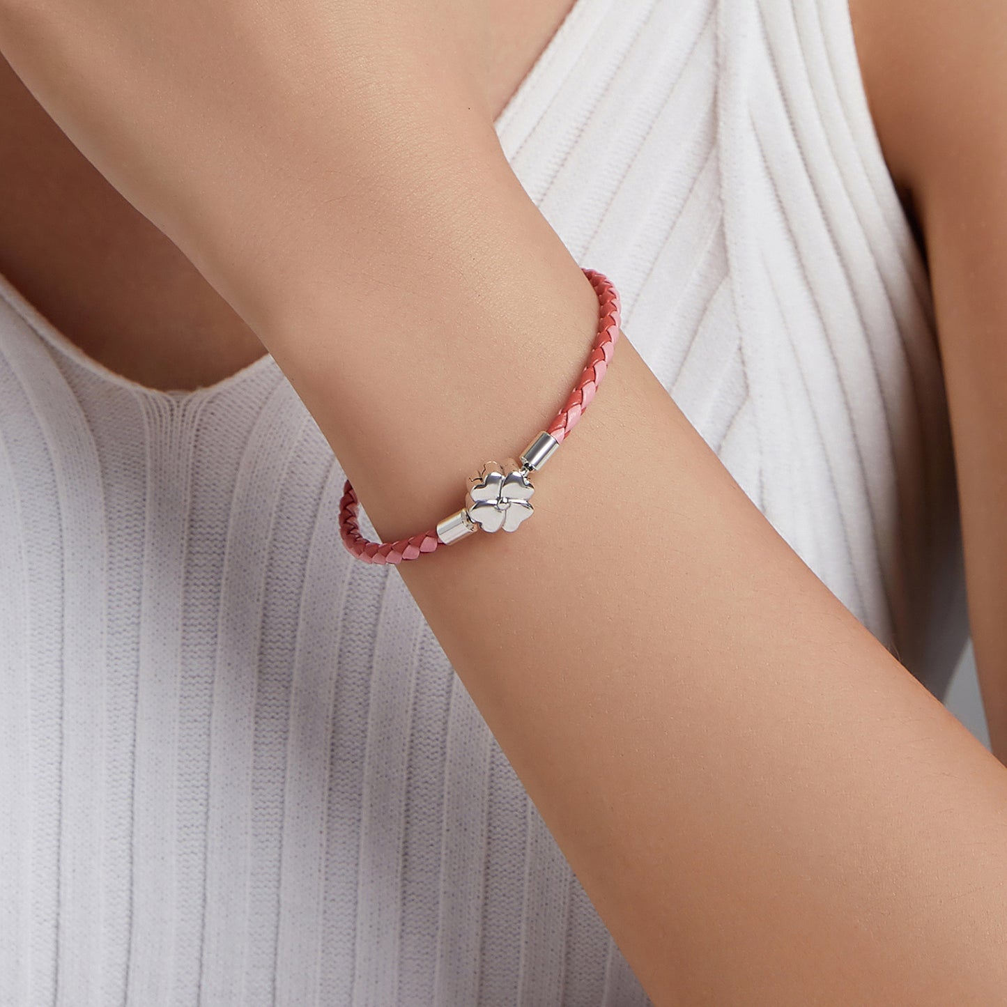 Bracciale "Fortuna magenta" 🍀❤️