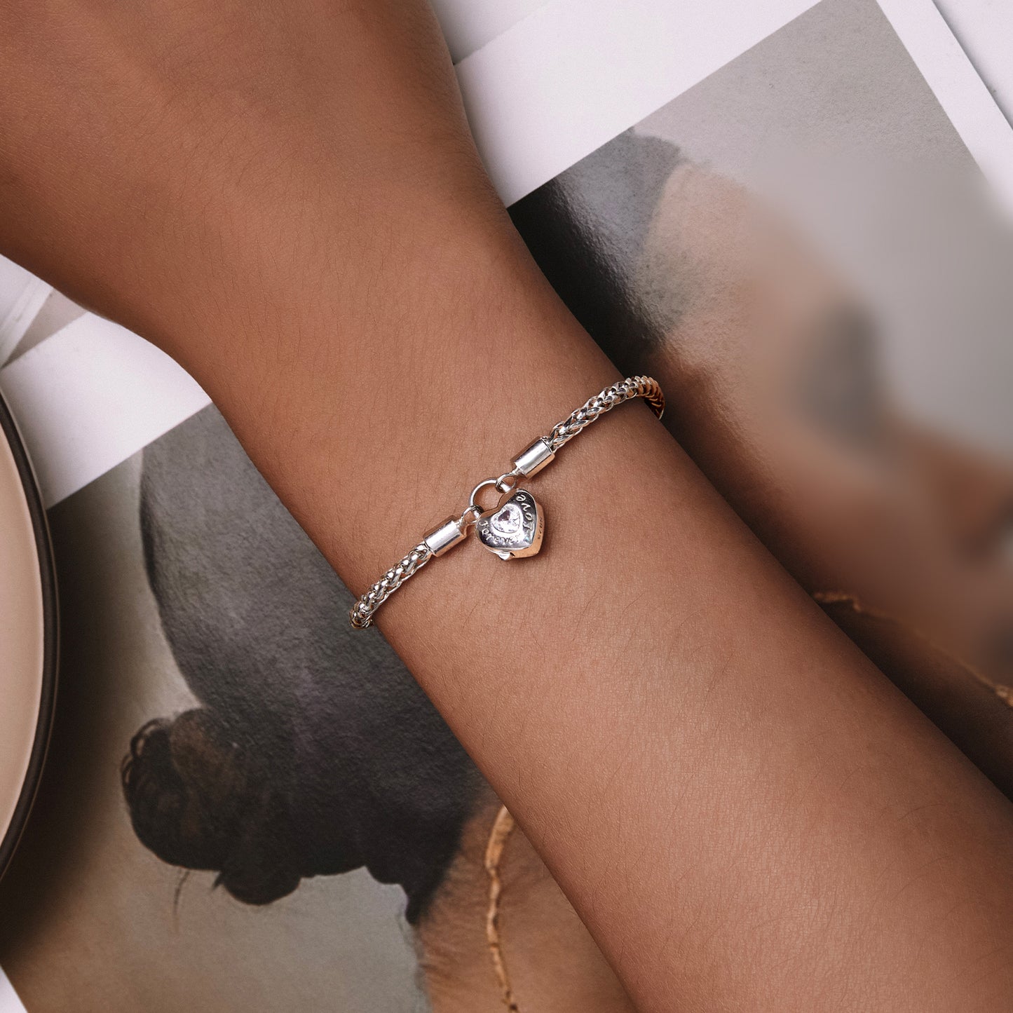 Bracciale "Lucchetto del Cuore"🔐❤️