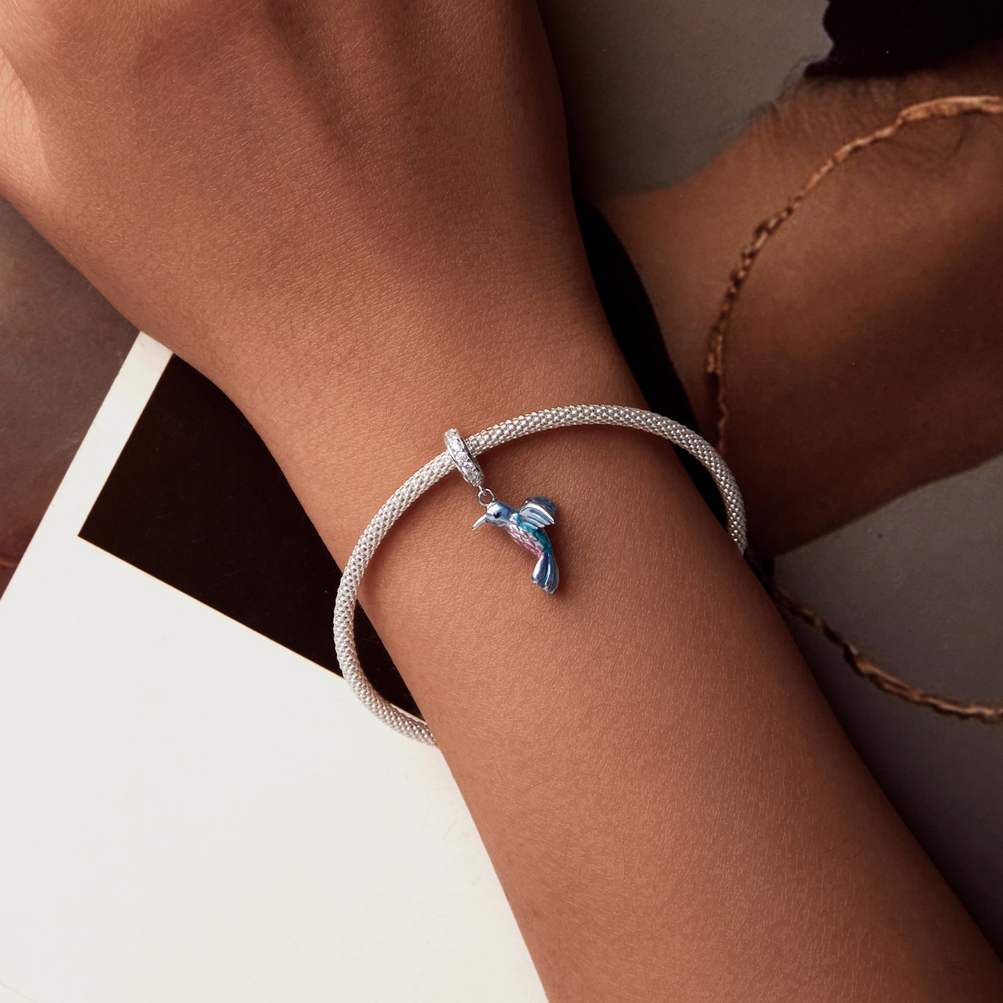 Charm "Colibrì Arcobaleno" 🐦🌈