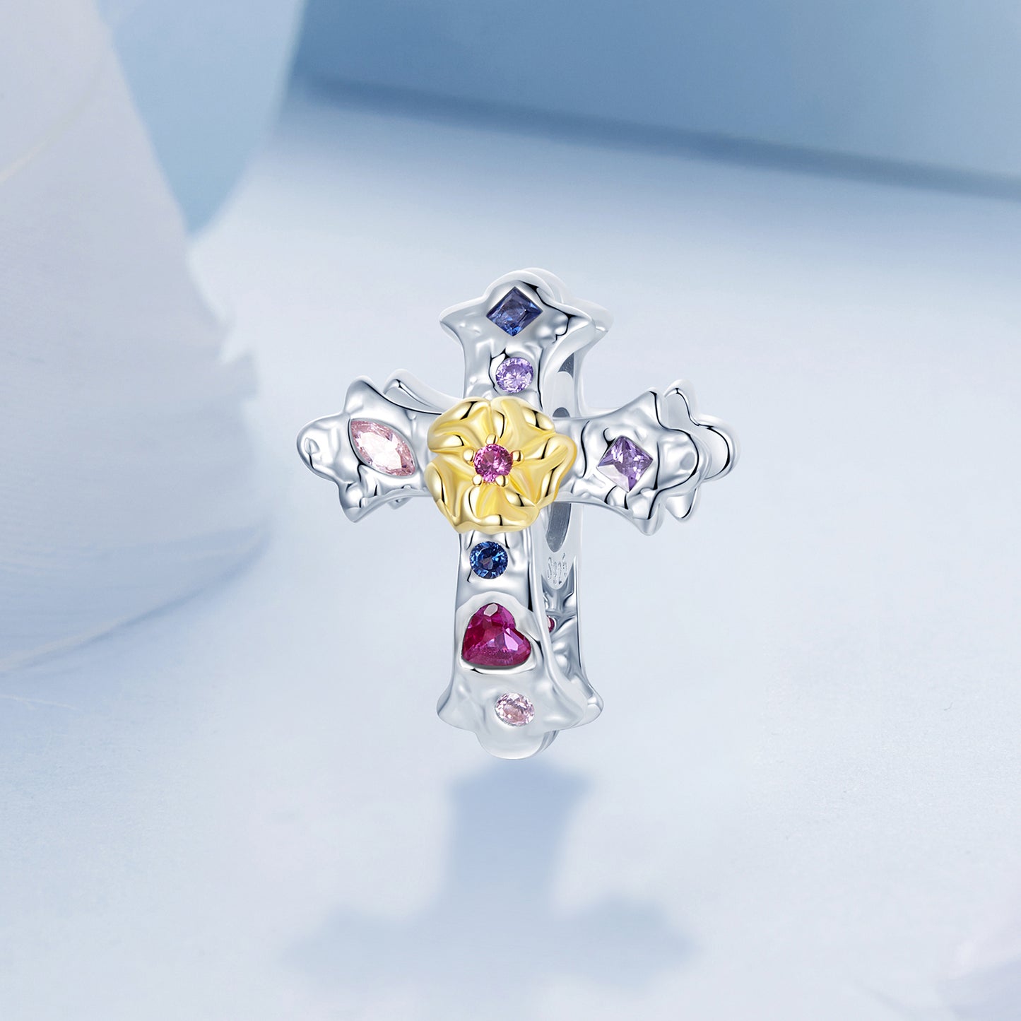 Charm "Croce Fiorita" ✝️🌺