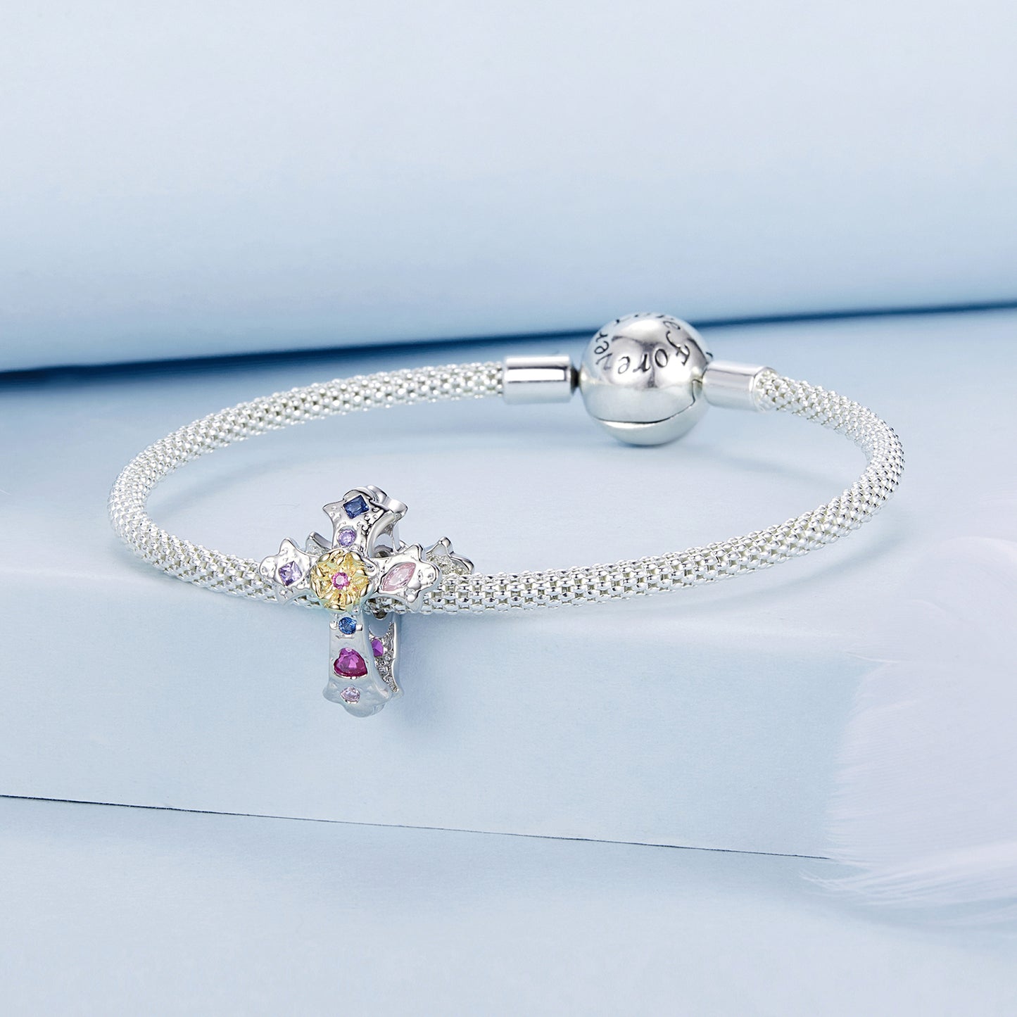 Charm "Croce Fiorita" ✝️🌺