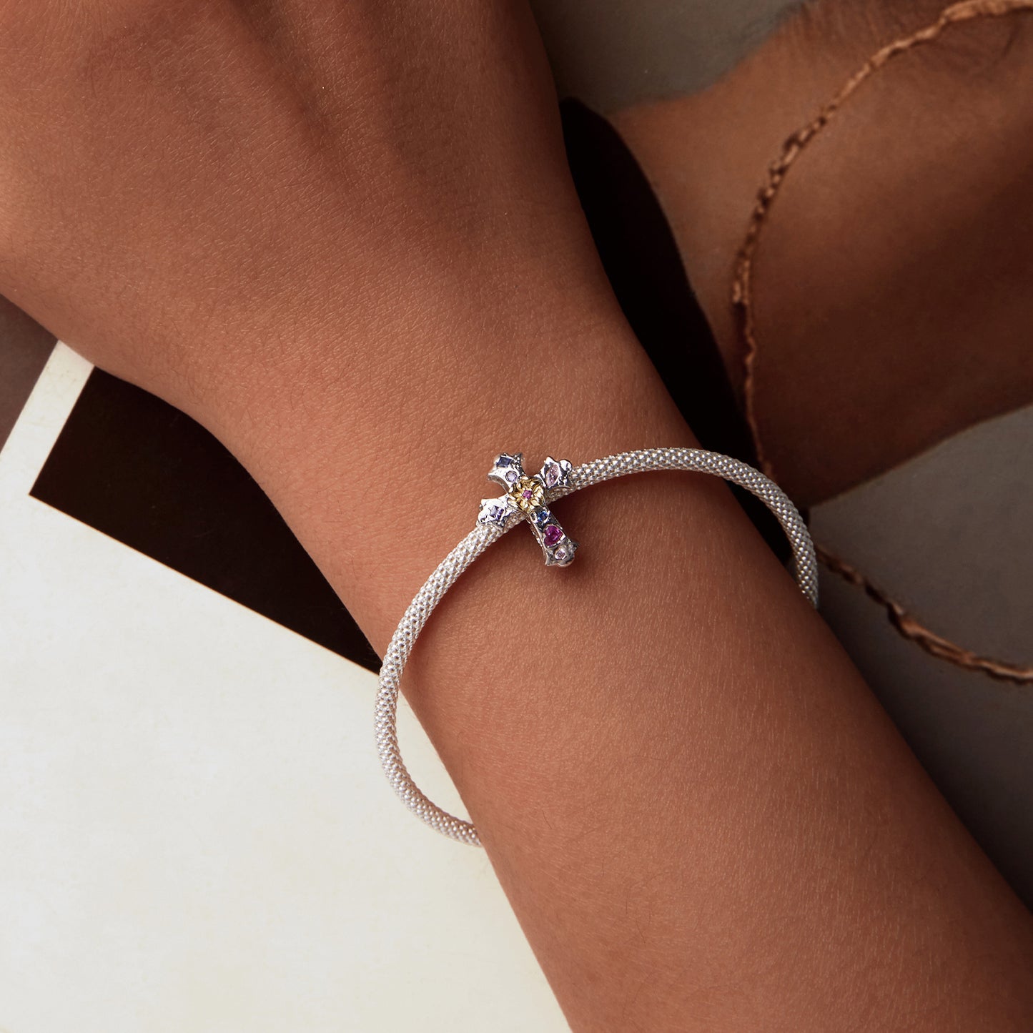 Charm "Croce Fiorita" ✝️🌺