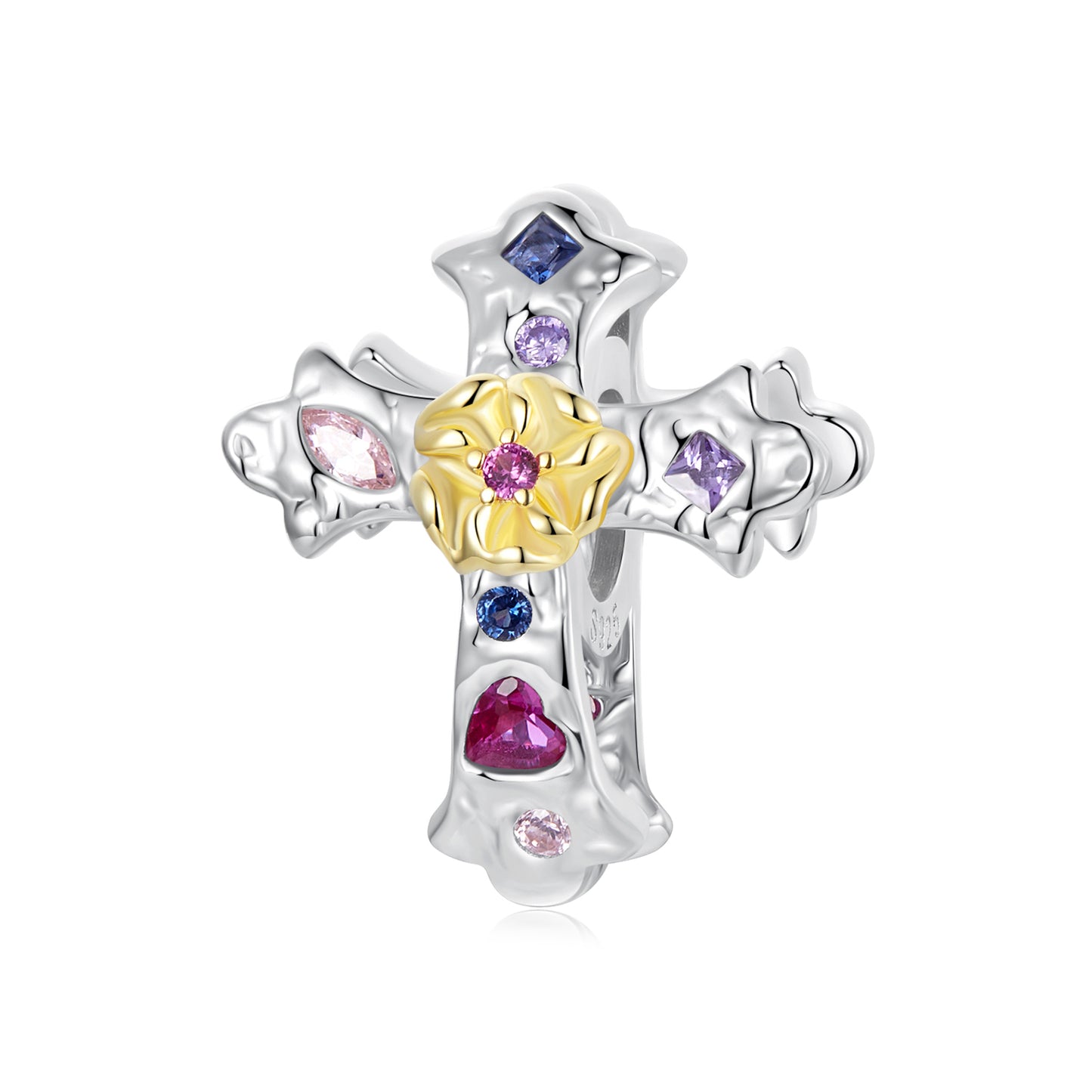 Charm "Croce Fiorita" ✝️🌺