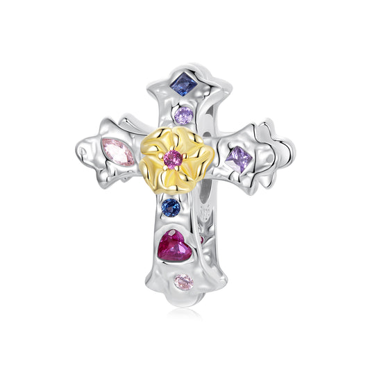 Charm "Croce Fiorita" ✝️🌺