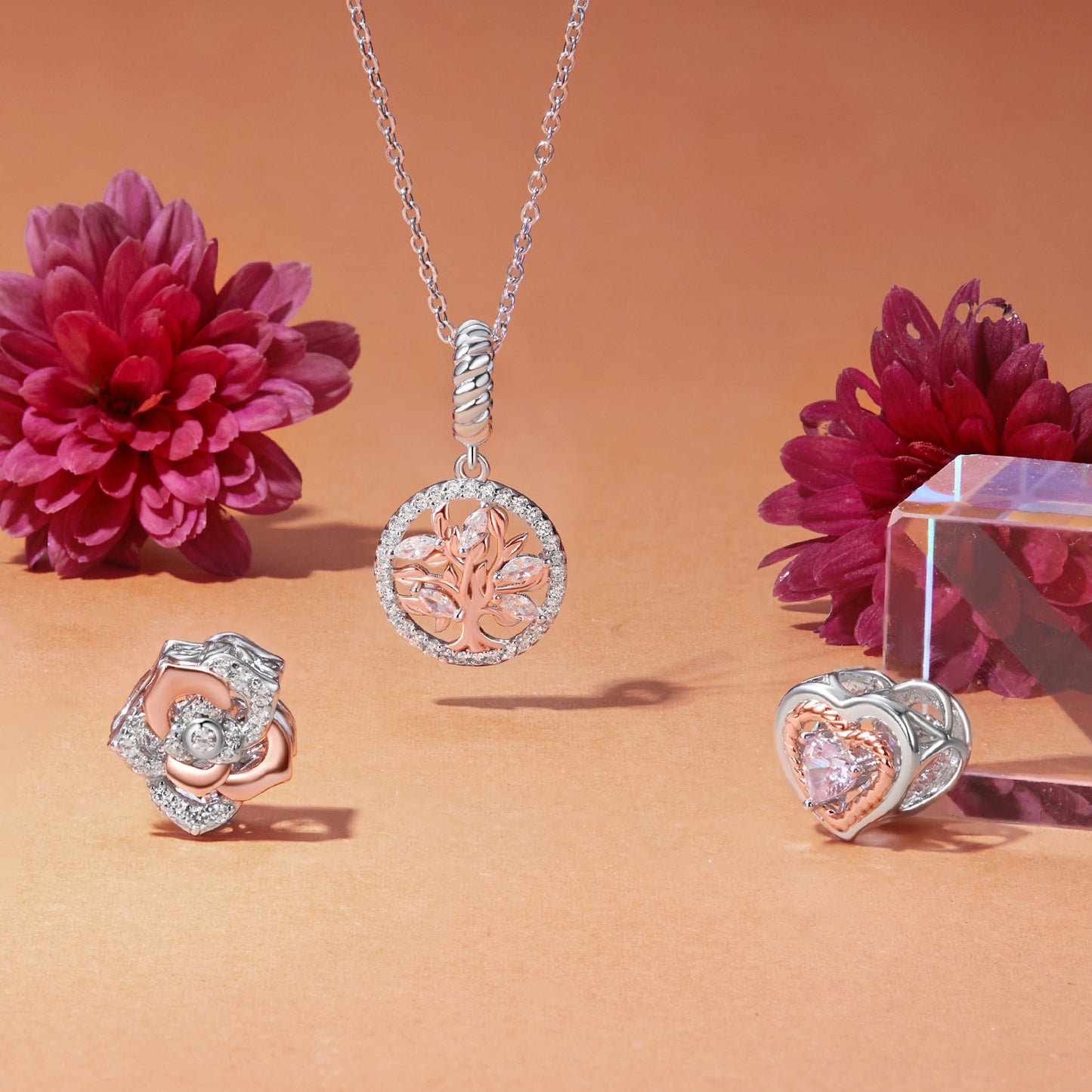Charm "Albero della Vita Rosé" 🌳💫