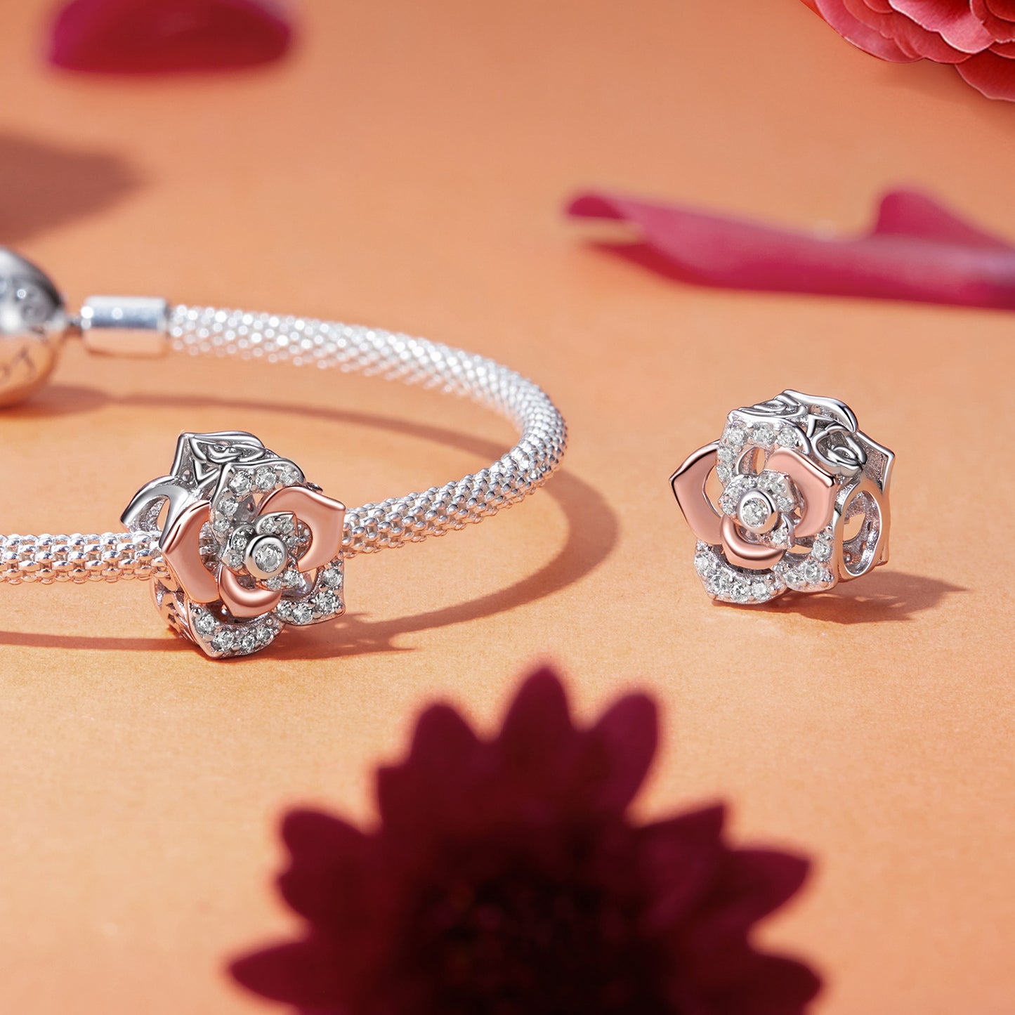 Charm "Rosa Reale" 🌹👑