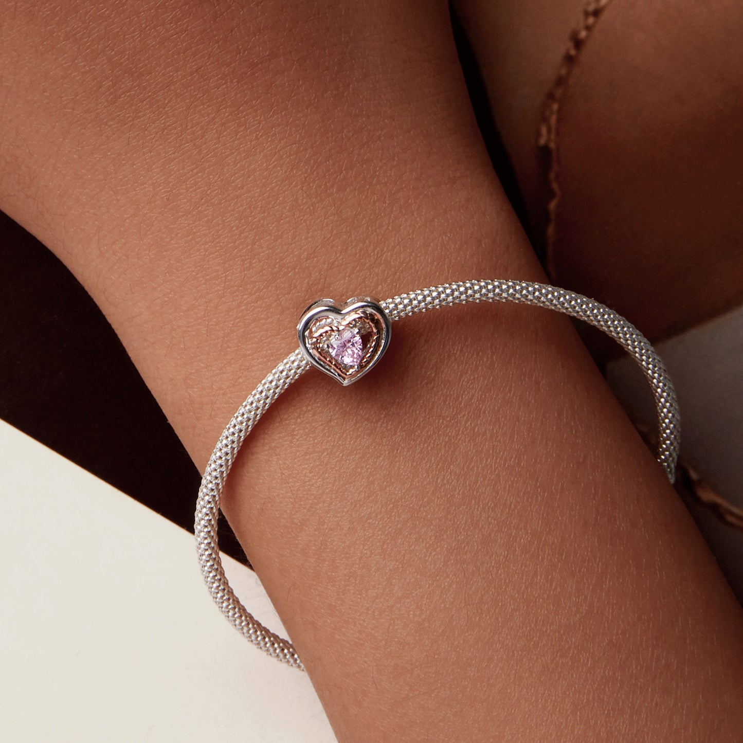 Charm "Cuore Intrecciato" 💞✨