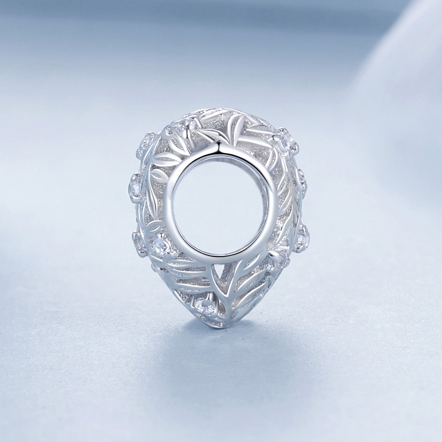 Charm "Cuore Erbaceo" 🌿💎