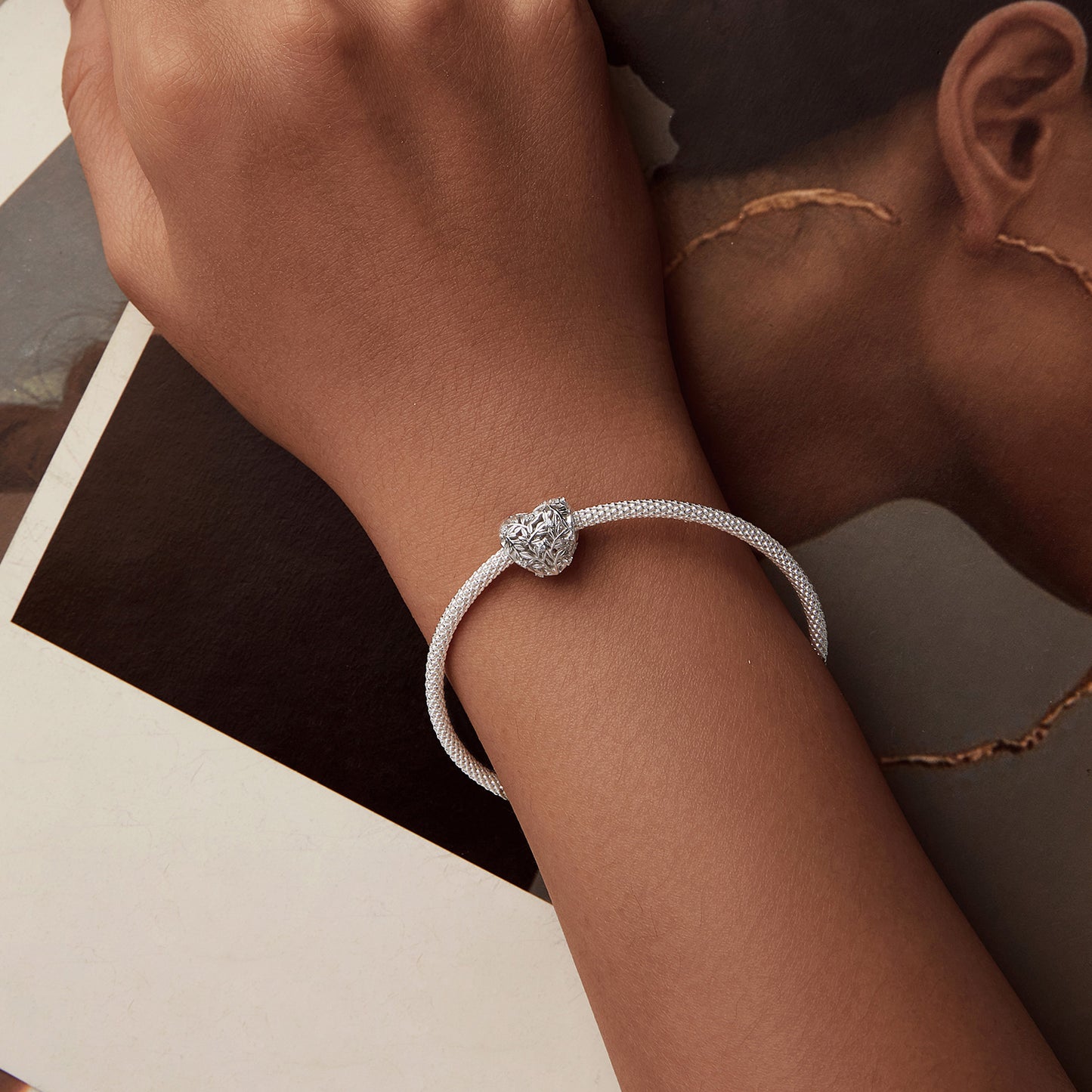 Charm "Cuore Erbaceo" 🌿💎