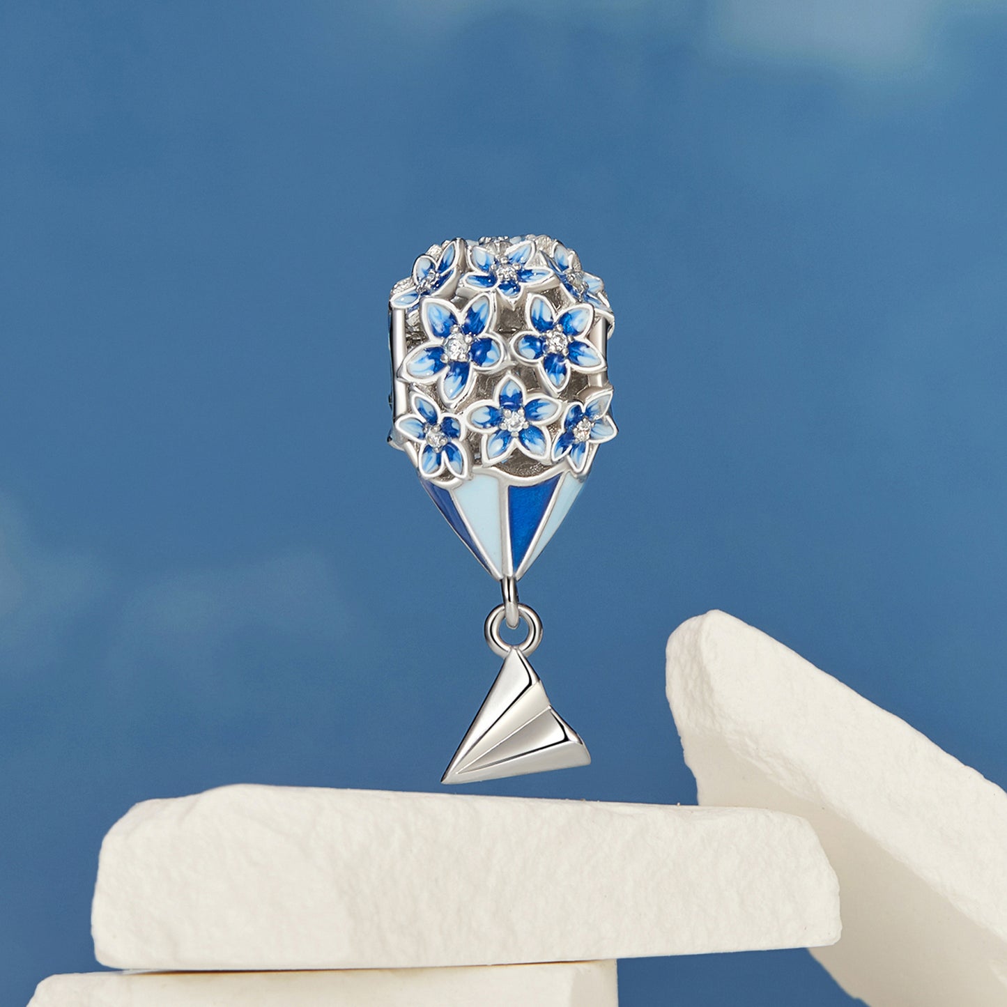 Charm "Mongolfiera Fiorita" 🎈🌸