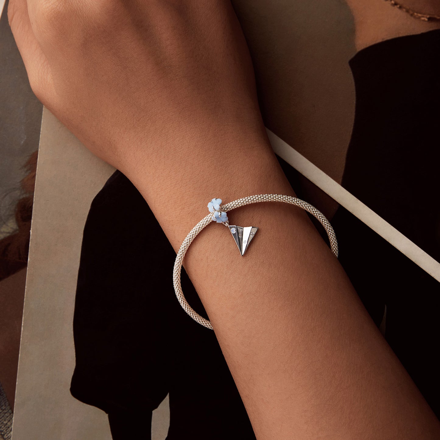 Charm "Aquilone Fior di Cielo" 🪁🌸