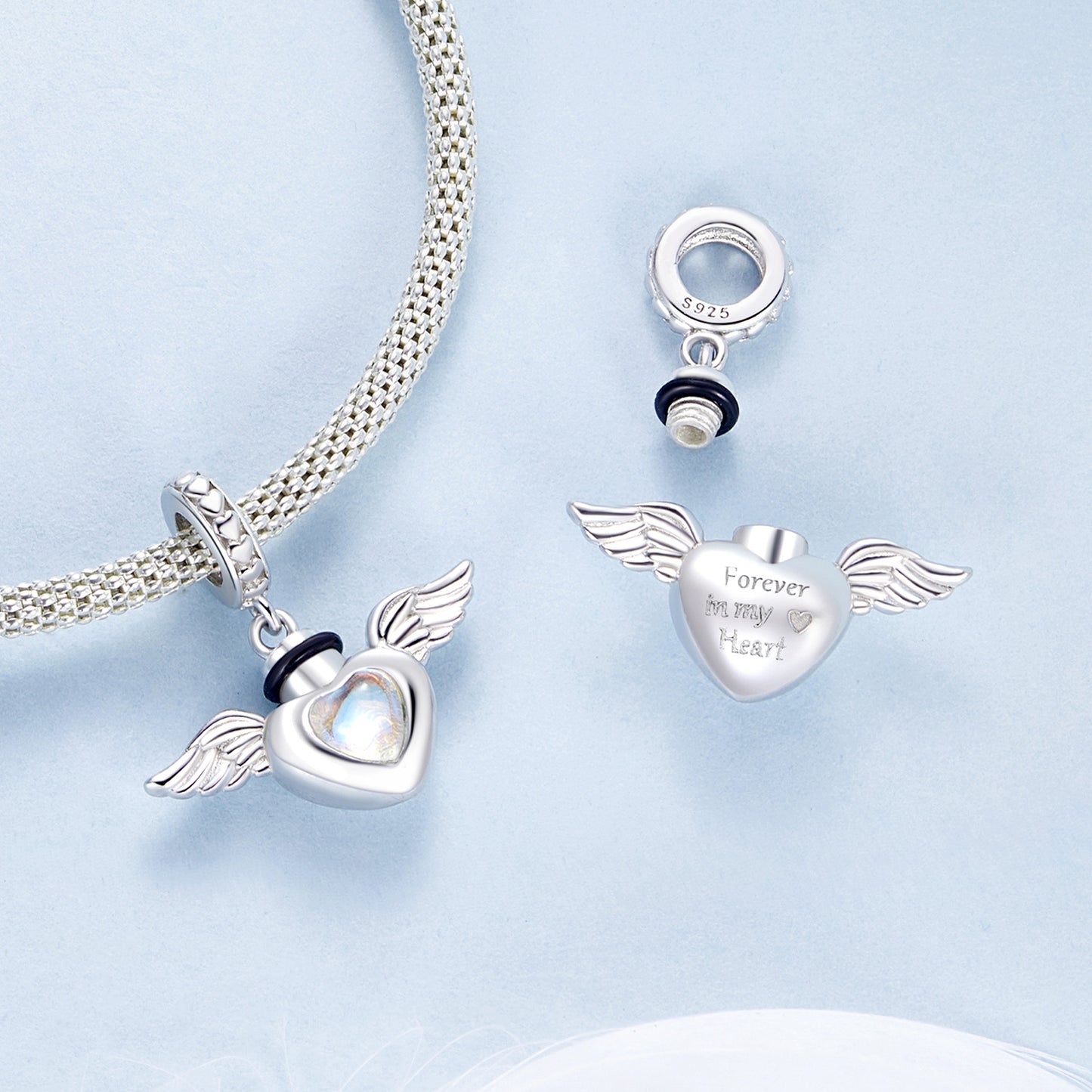Charm "Per Sempre nel Cuore" 🕊️💔