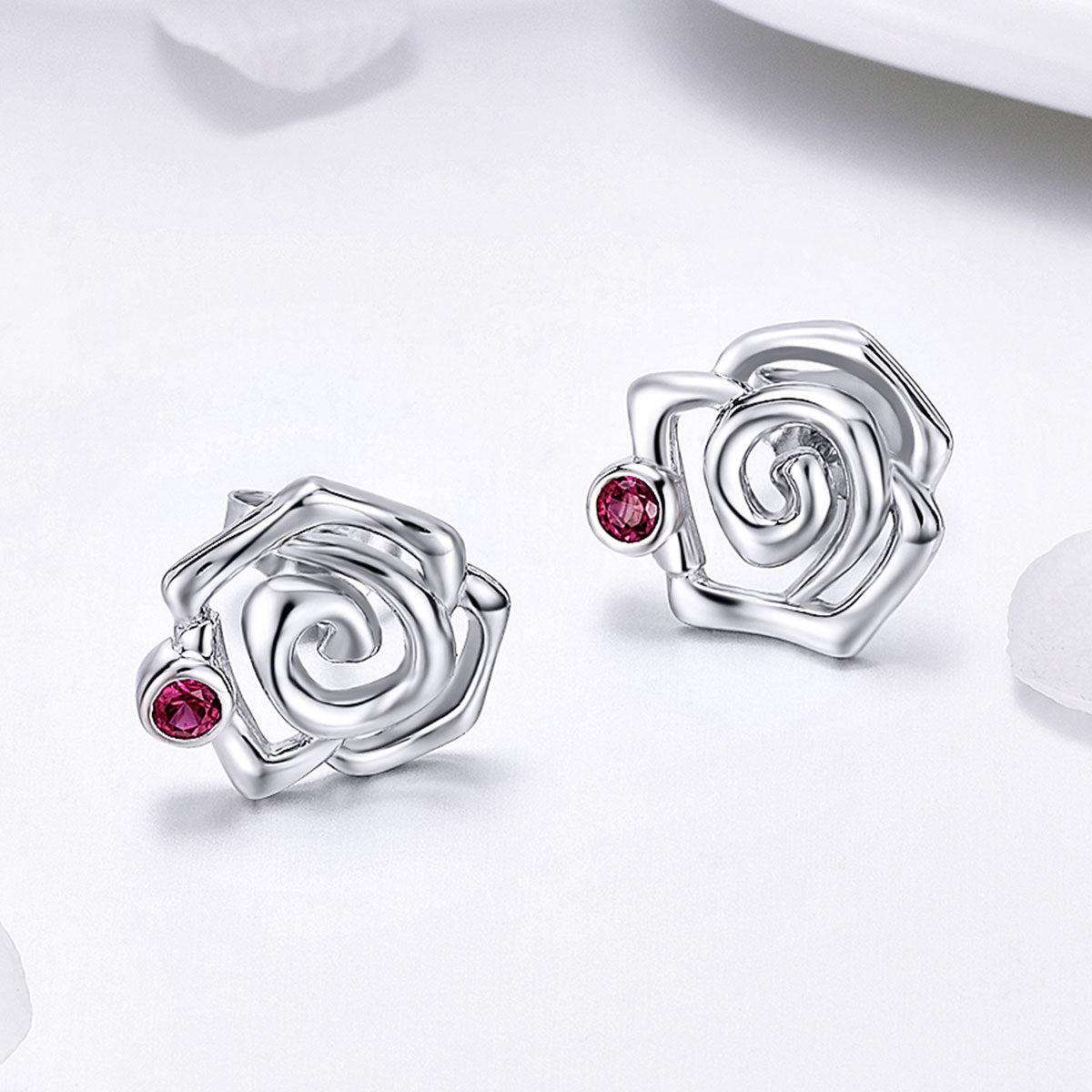 Orecchini "Rosa Intrecciata" 🌹