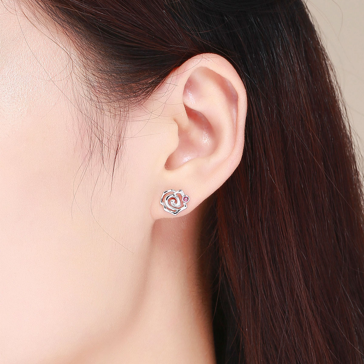 Orecchini "Rosa Intrecciata" 🌹