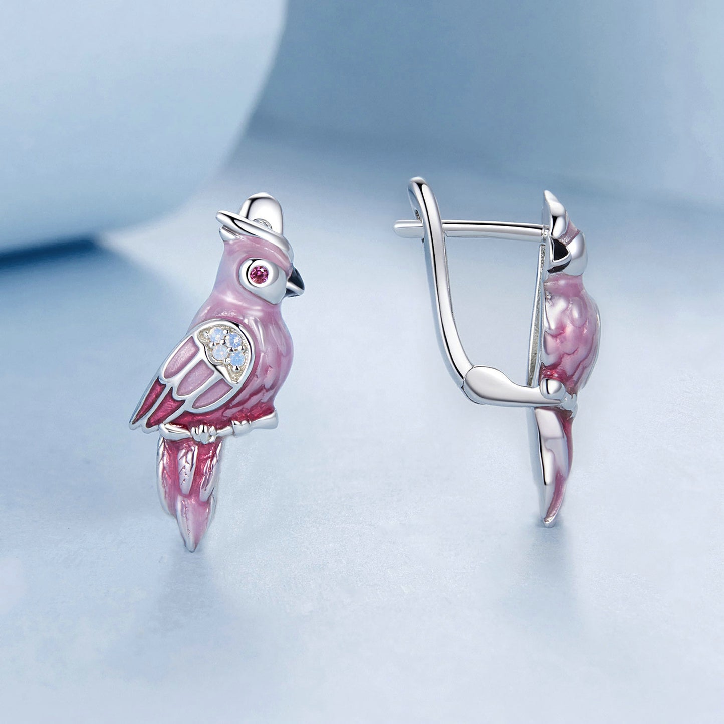 Orecchini "Pappagallo Rosa" 🦜