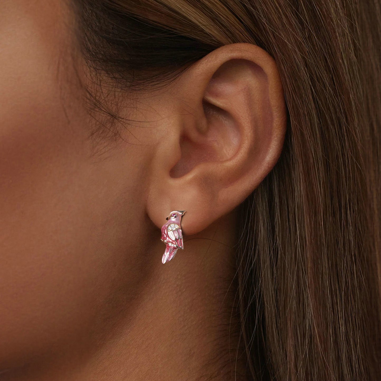 Orecchini "Pappagallo Rosa" 🦜