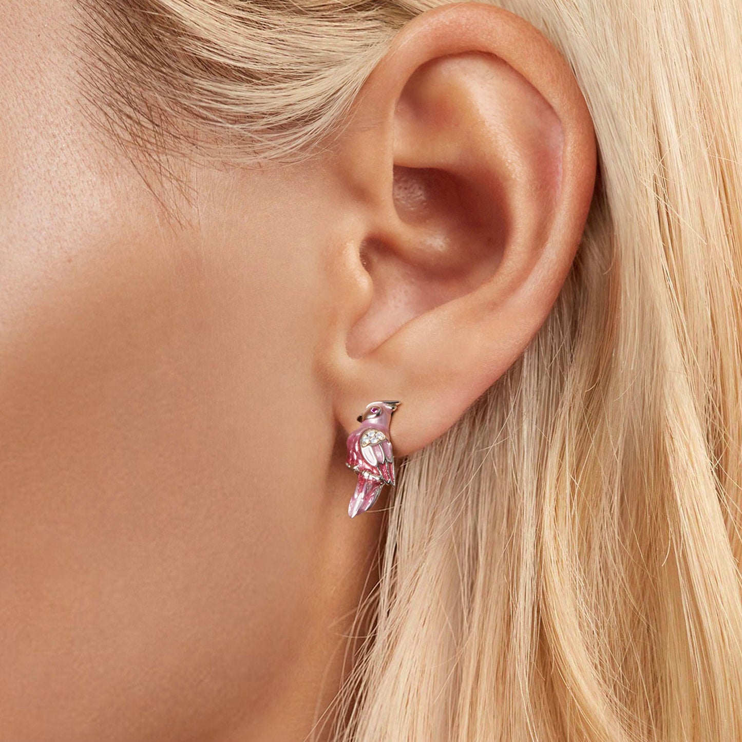 Orecchini "Pappagallo Rosa" 🦜