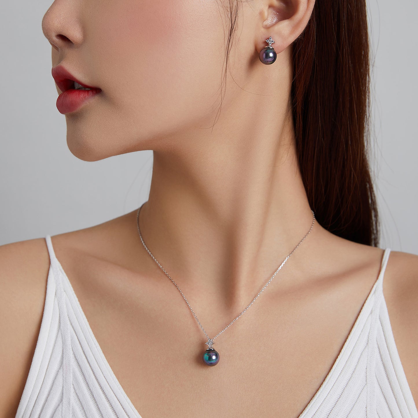 Collana "Perla Marina" 🌊🖤