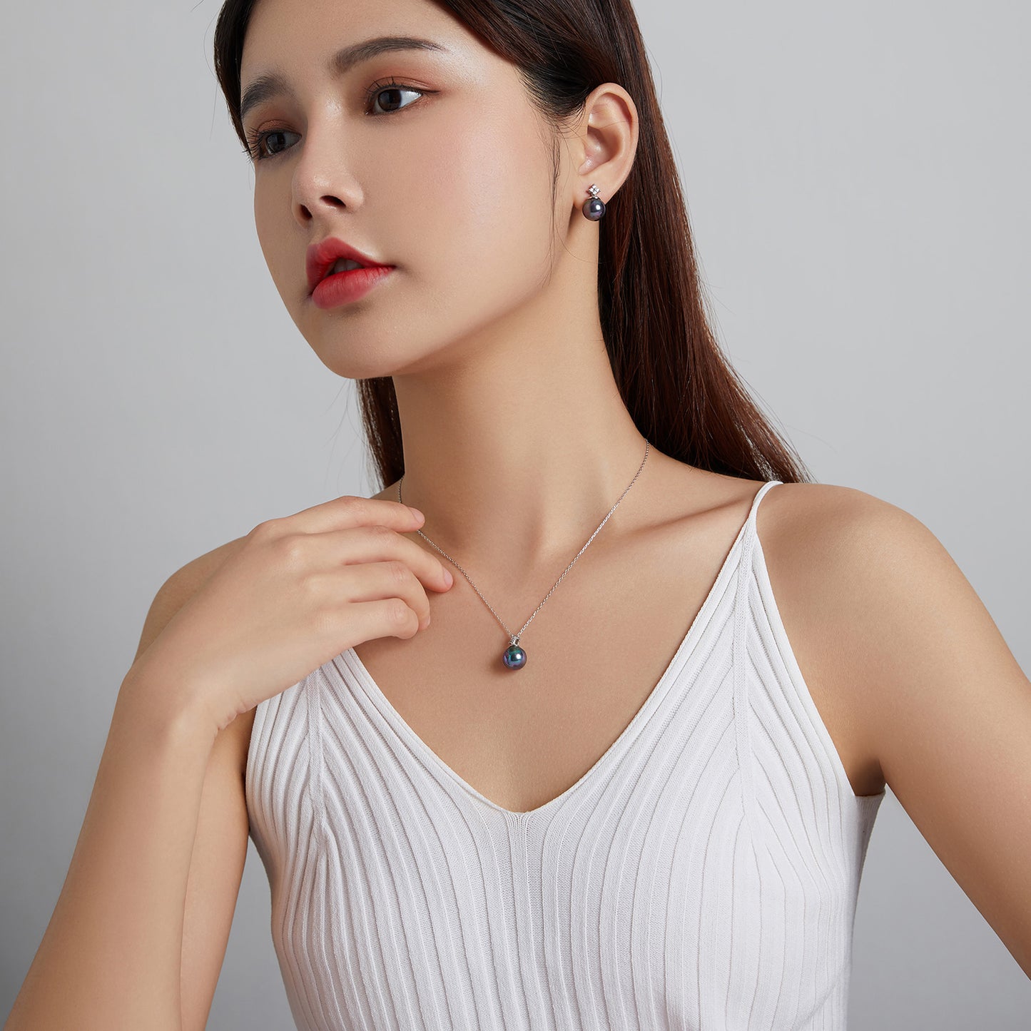 Collana "Perla Marina" 🌊🖤