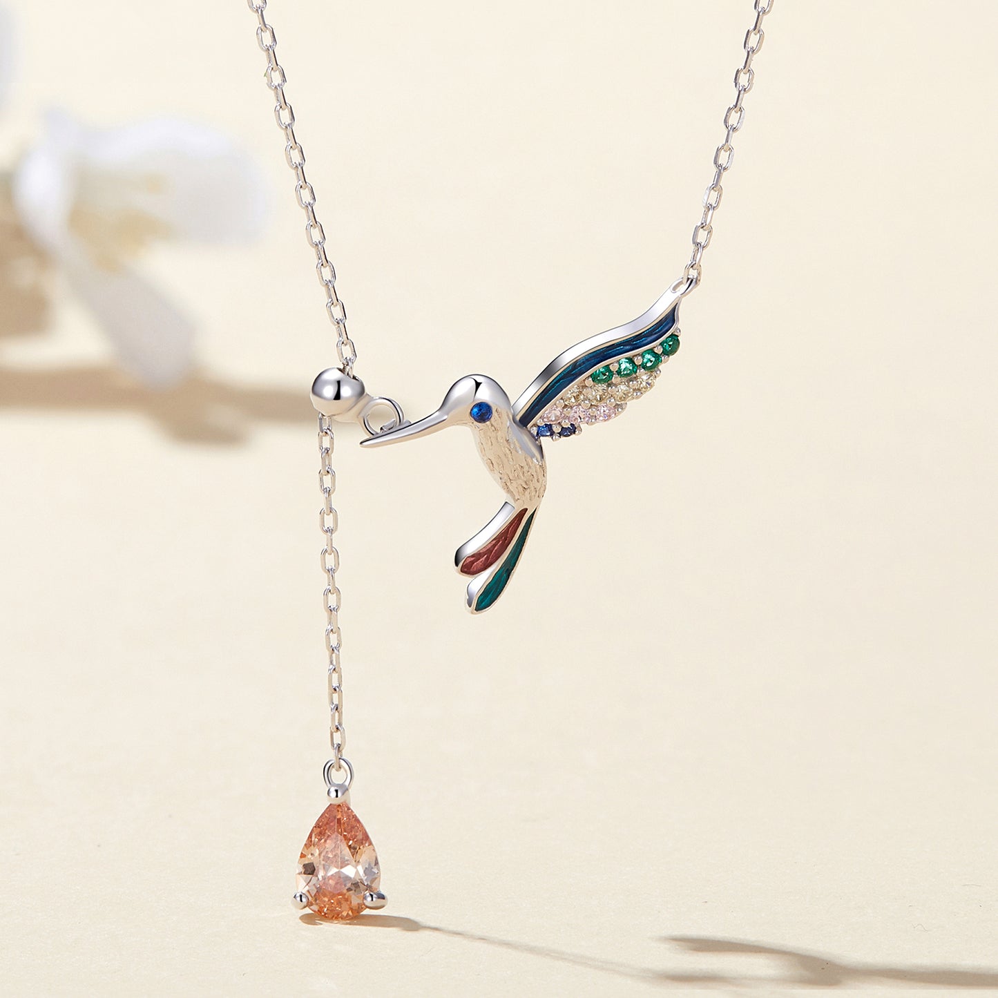 Collana "Colibrì dei Desideri" 🌈