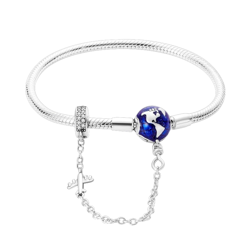 Bracciale "Esplora il Mondo" 🌎✈️