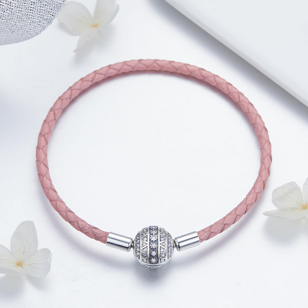 Bracciale "Sfera rosa" 💖