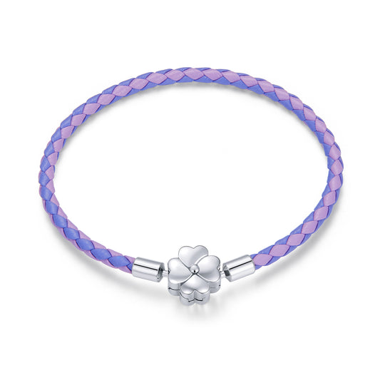 Bracciale "Portafortuna Pastello" 🍀💜